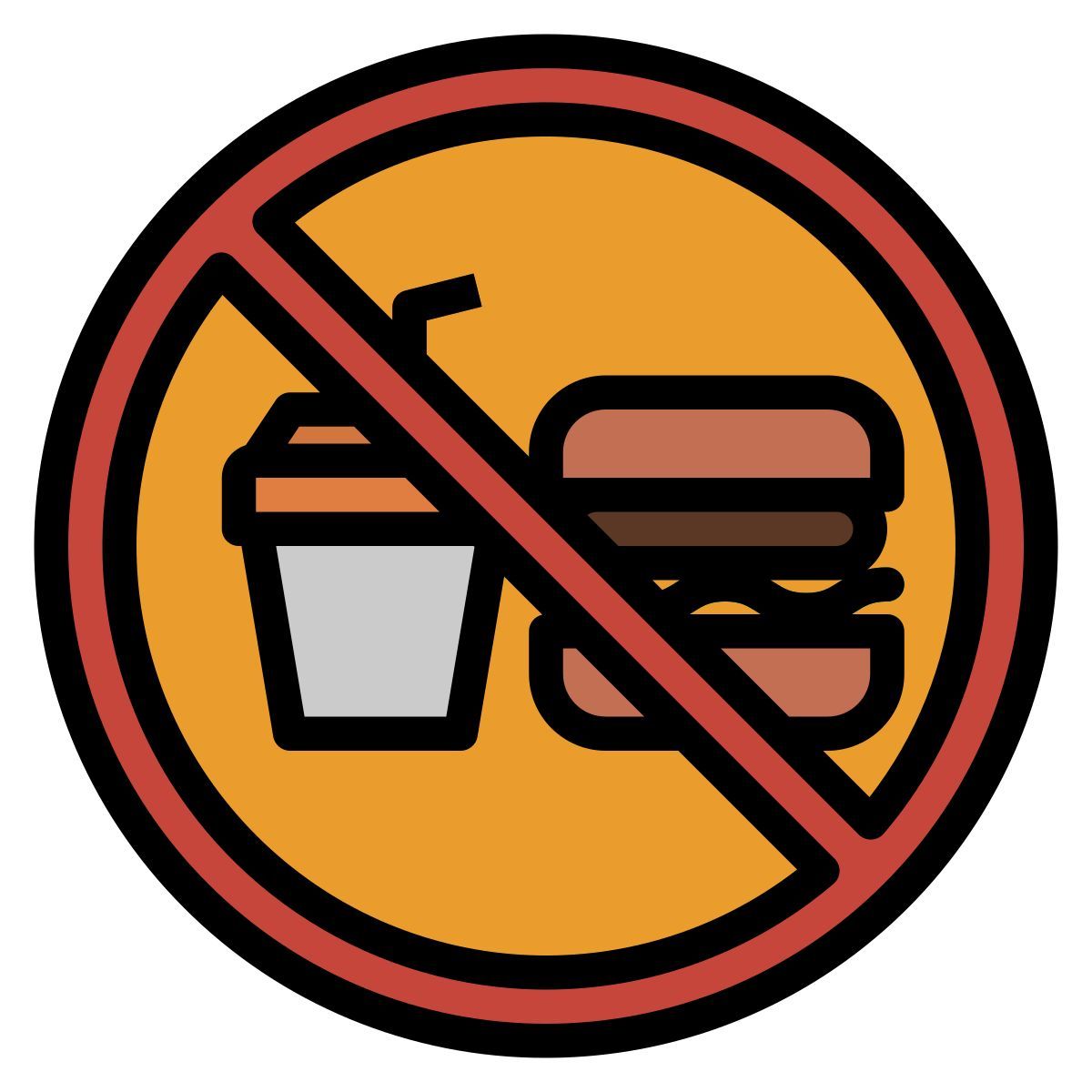 no eating icon