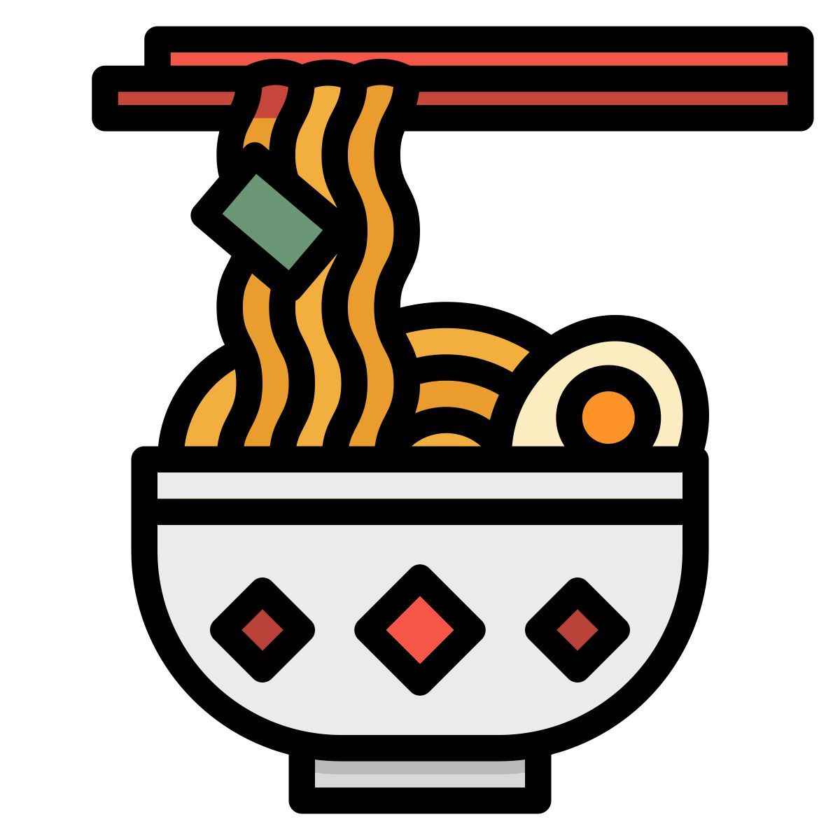 noodle bowl icon