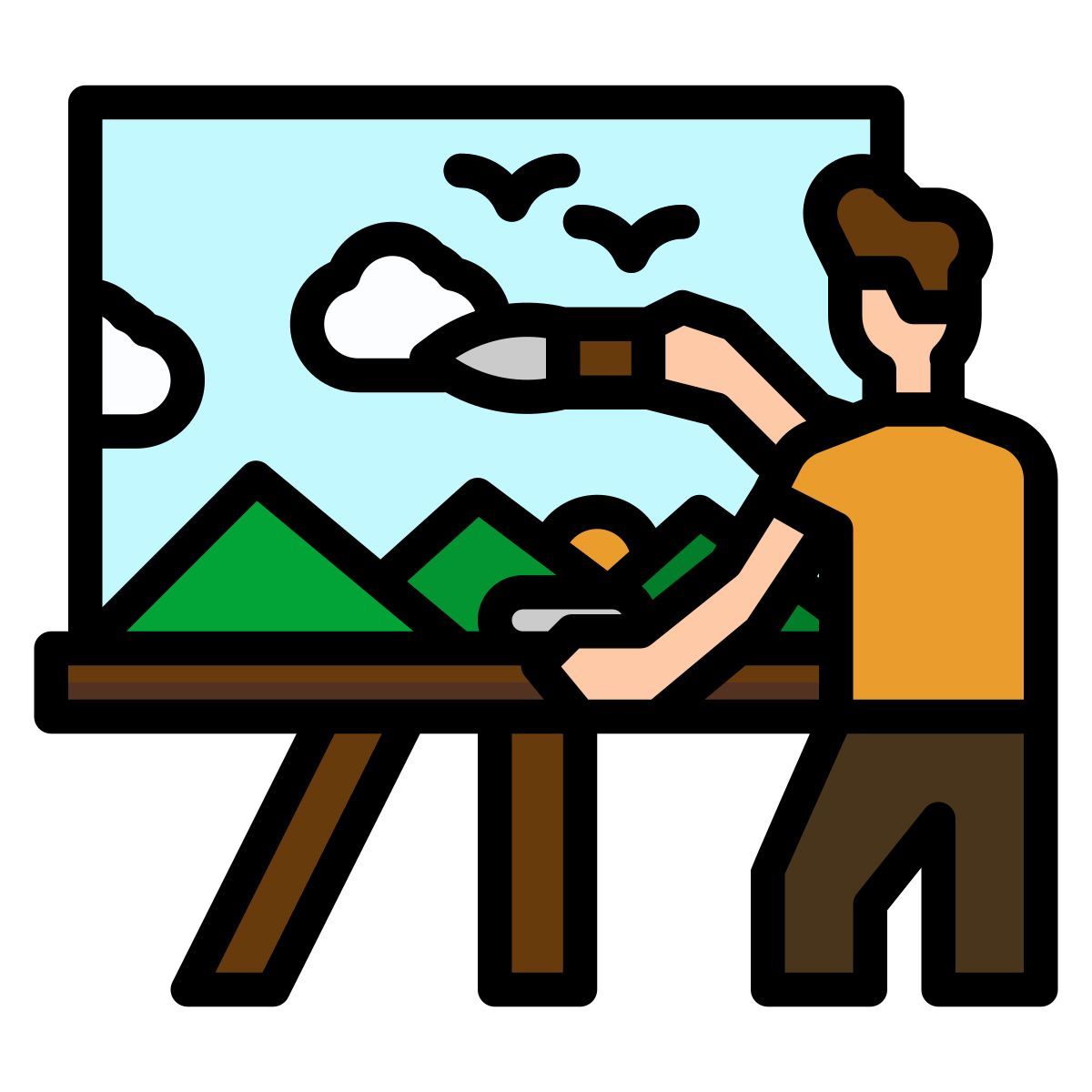 painting icon