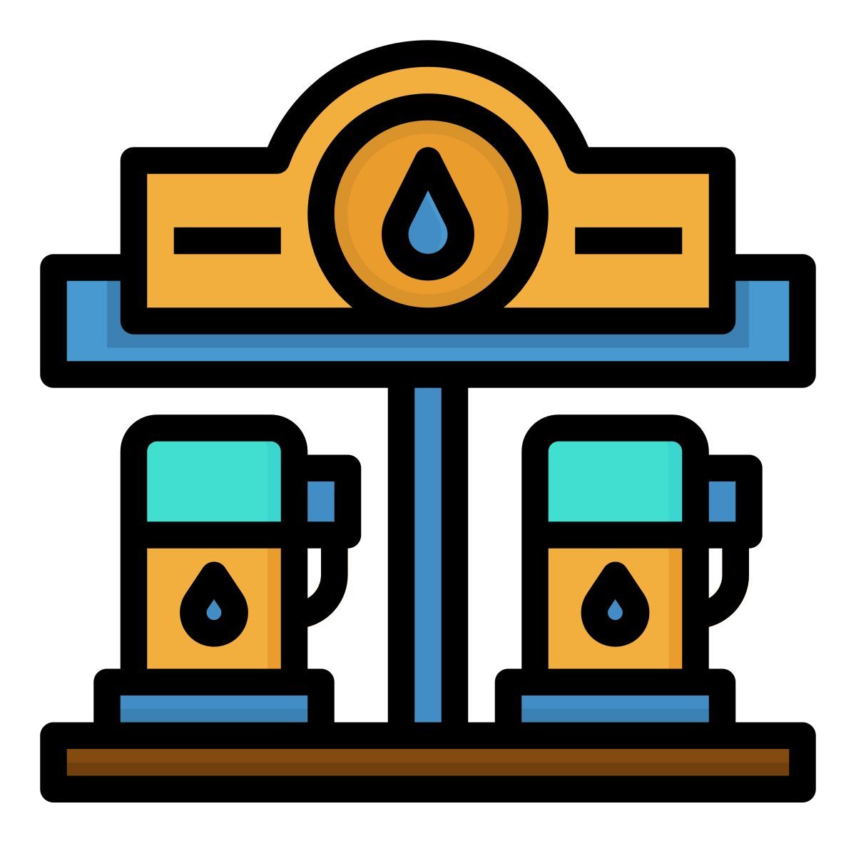 petrol station icon