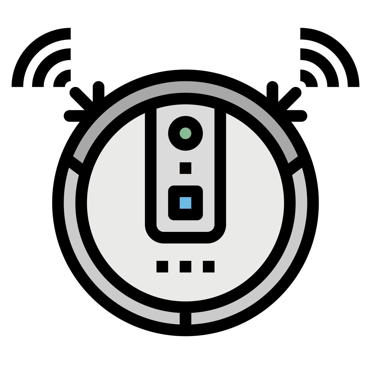 robot vacuum cleaner icon