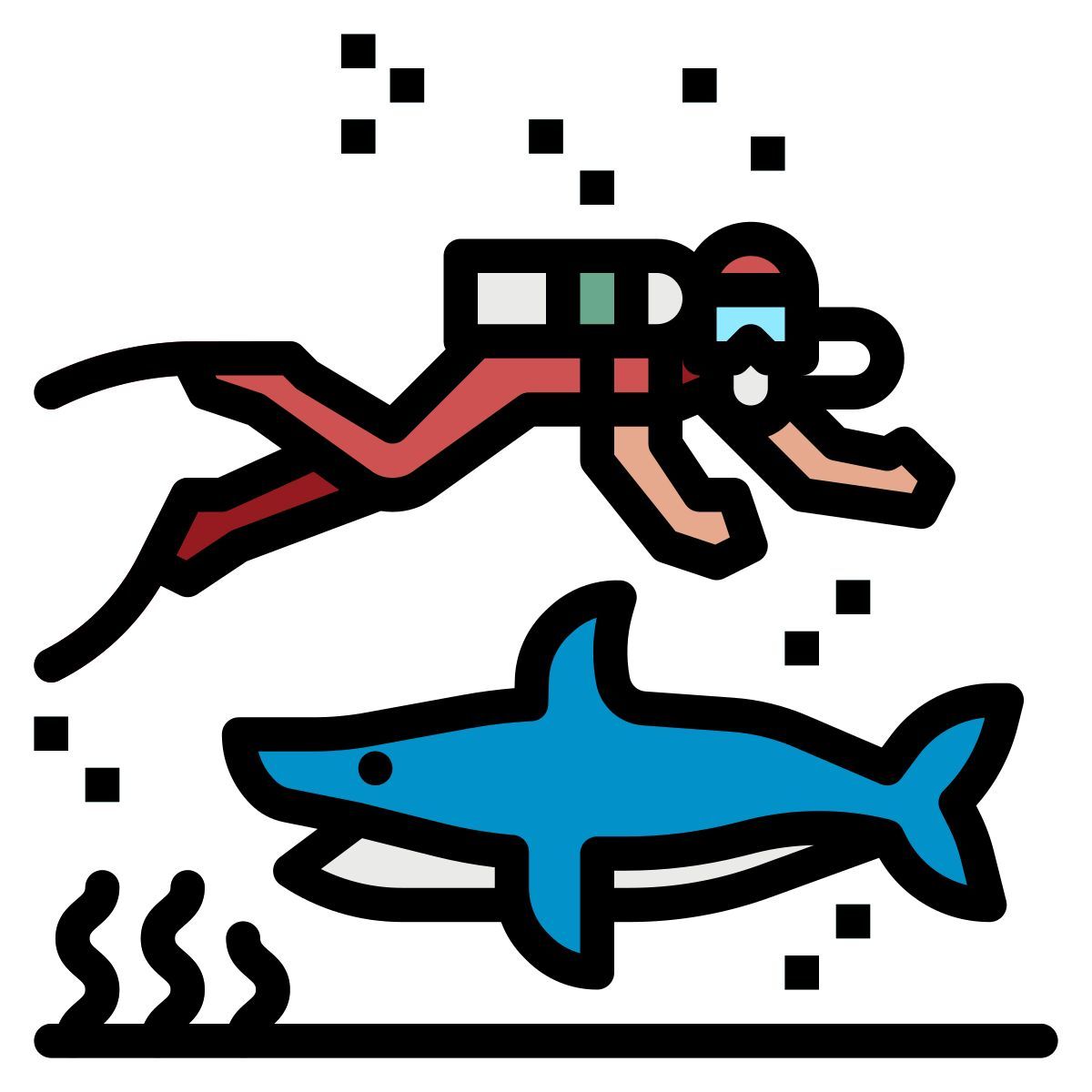 scuba diving icon