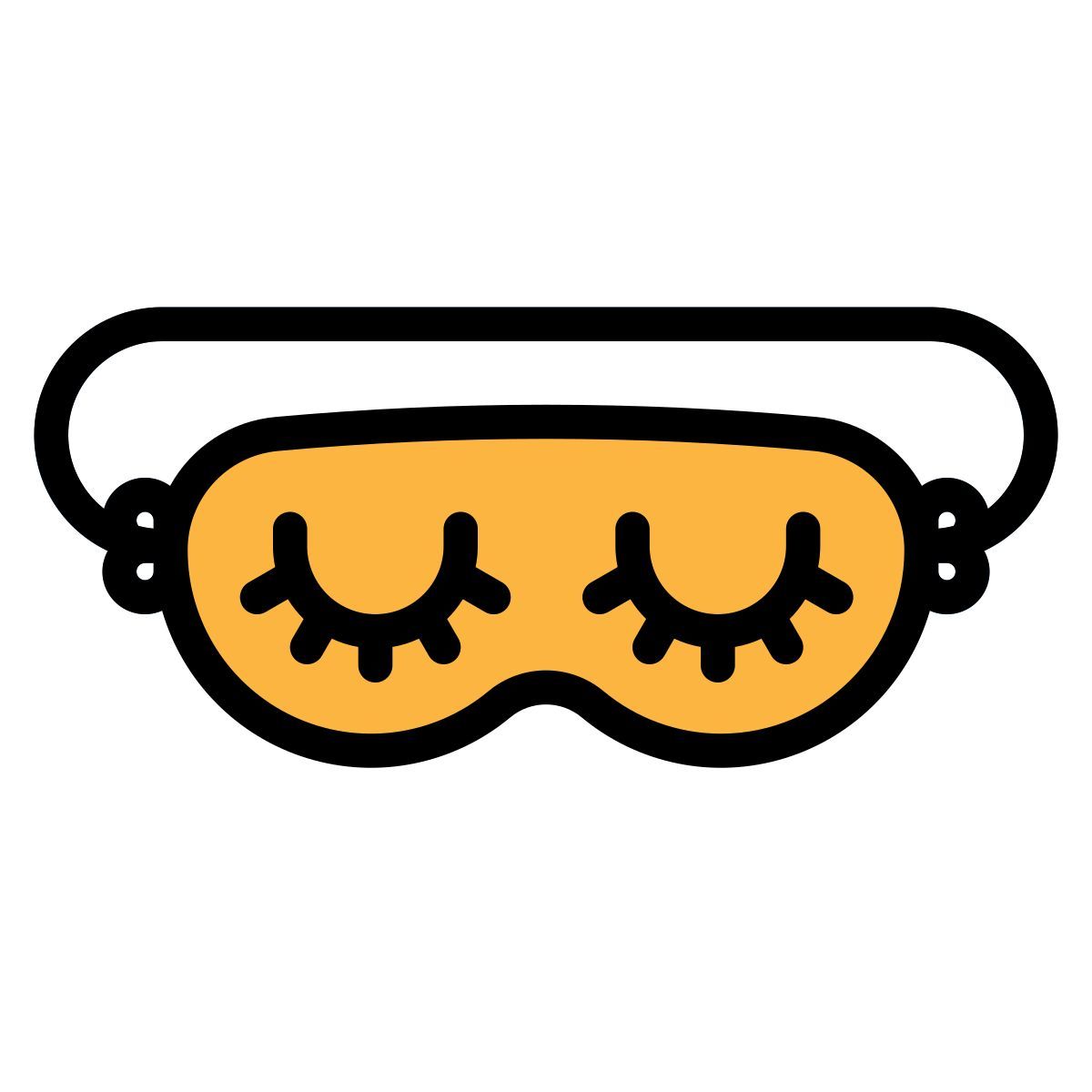 sleeping mask icon