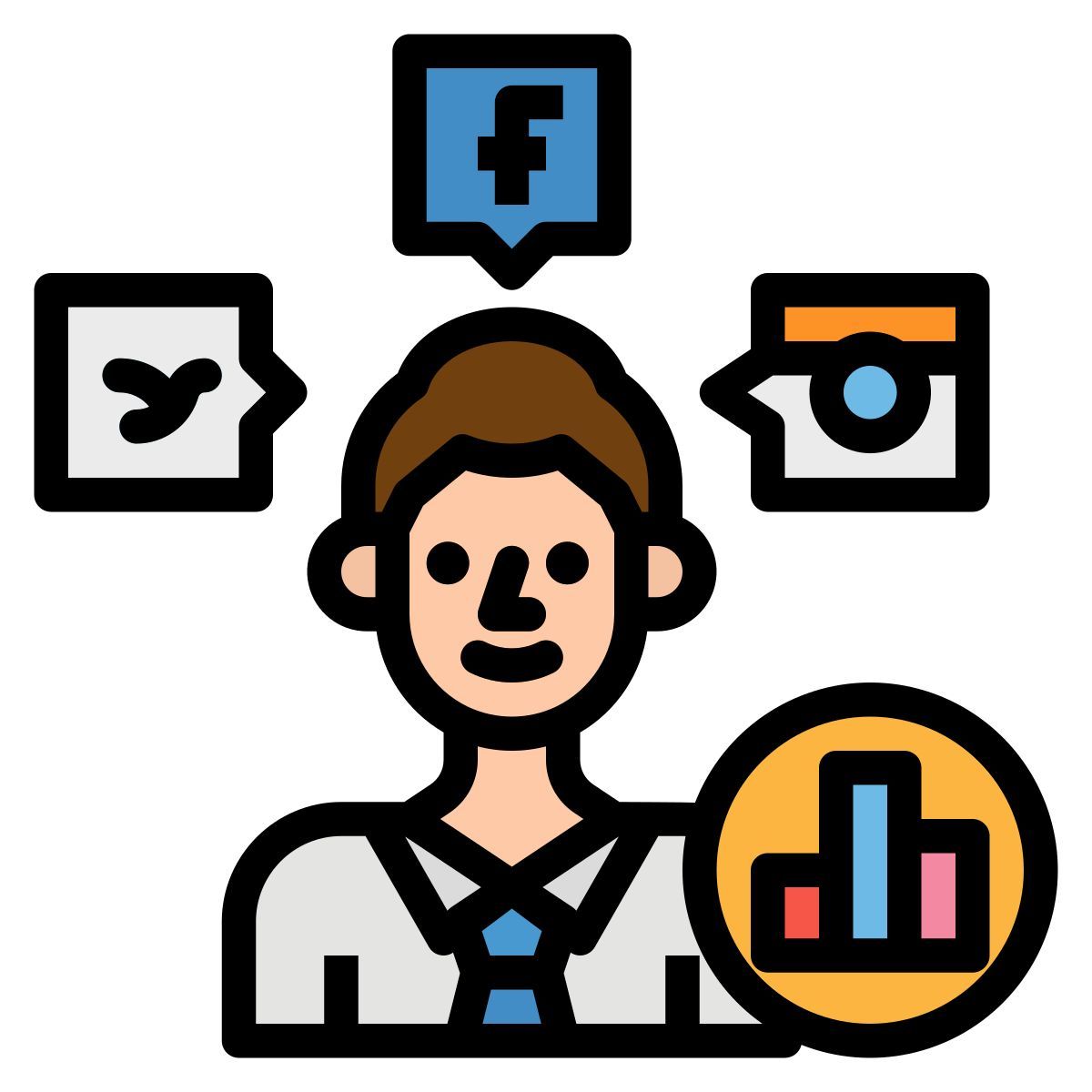 social media marketing icon