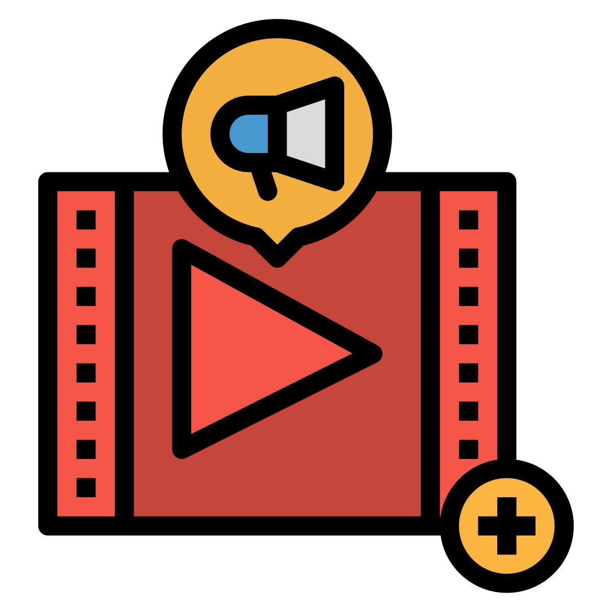 video advertising icon