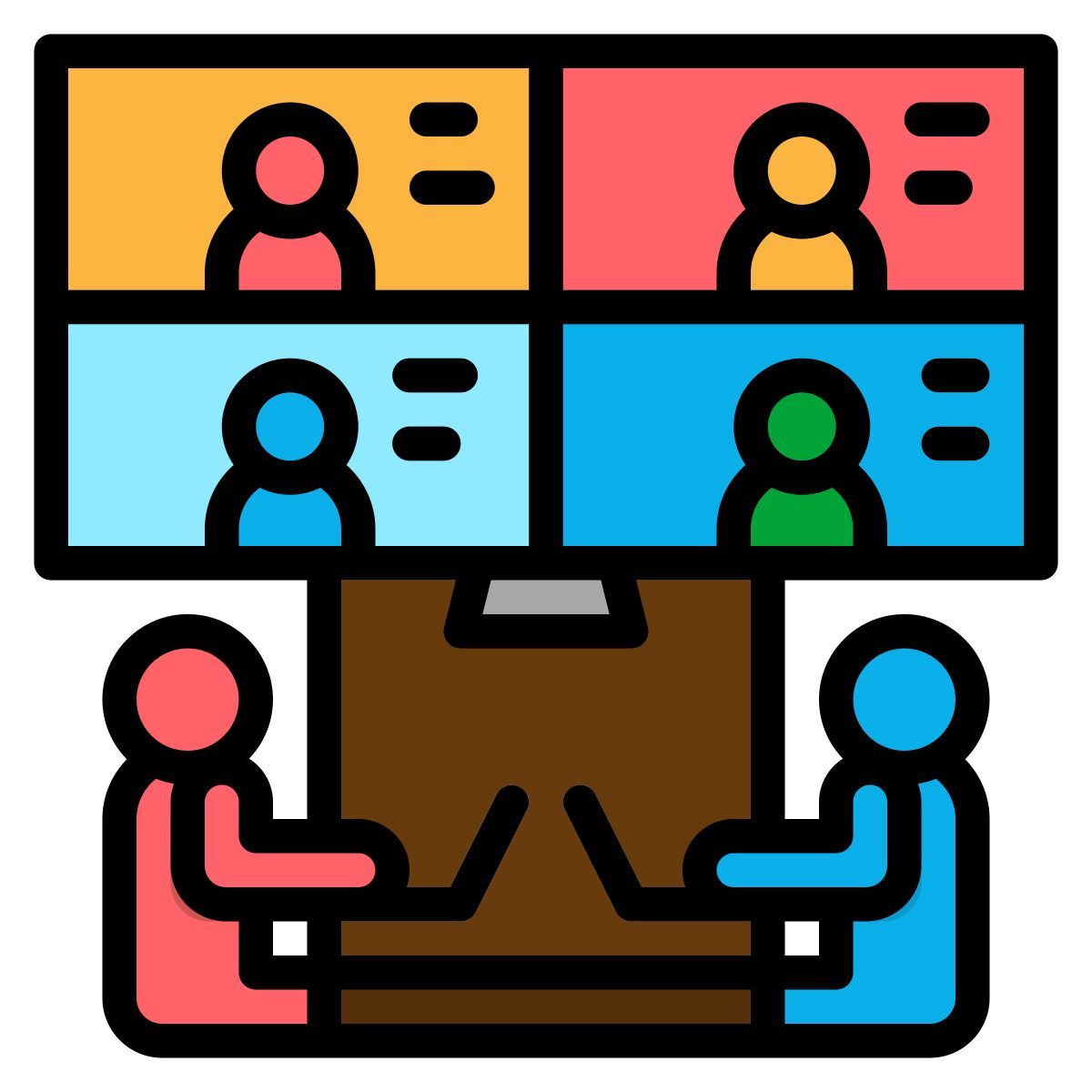video conference icon