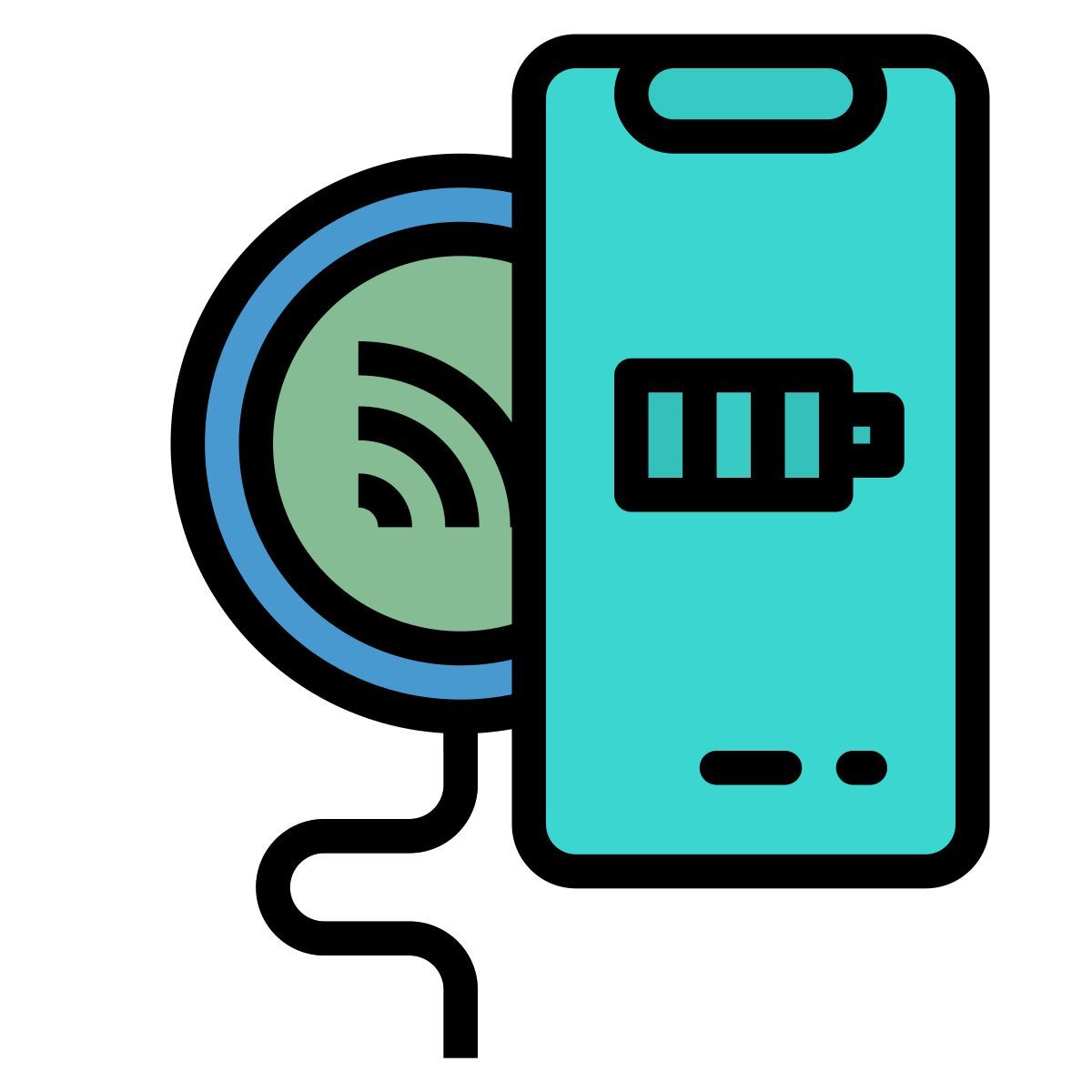 cargador inalámbrico icon