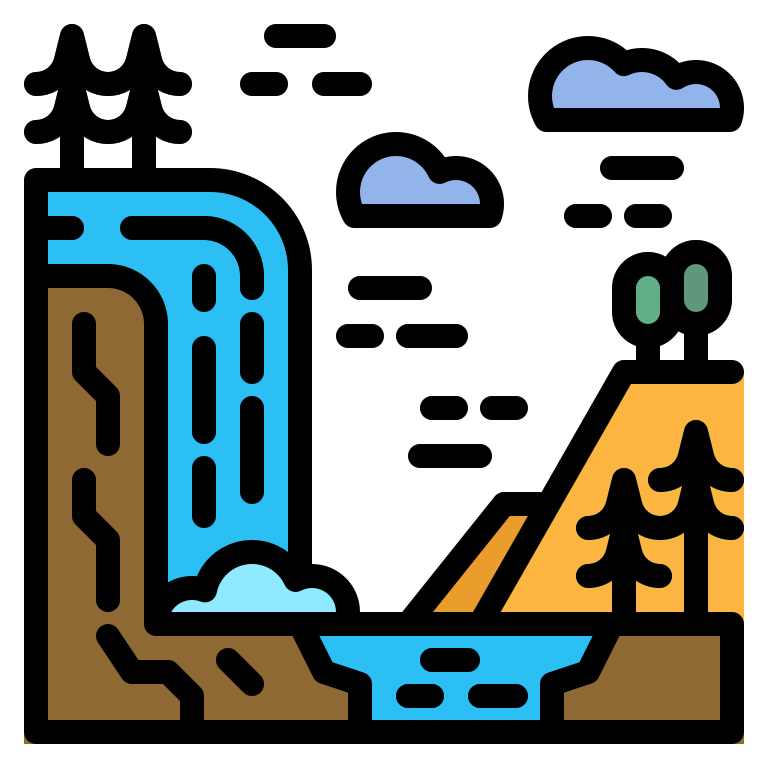 滝 のイラスト Png Svg Gif