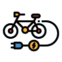 external electric-bicycle-gadget-photo3ideastudio-lineal-color-photo3ideastudio icon