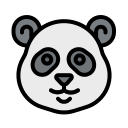 external panda-bear-china-photo3ideastudio-lineal-color-photo3ideastudio icon