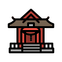 external shrine-japan-photo3ideastudio-lineal-color-photo3ideastudio icon
