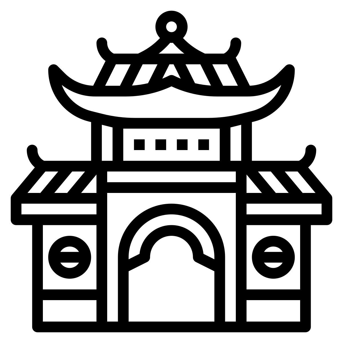 chinese temple icon