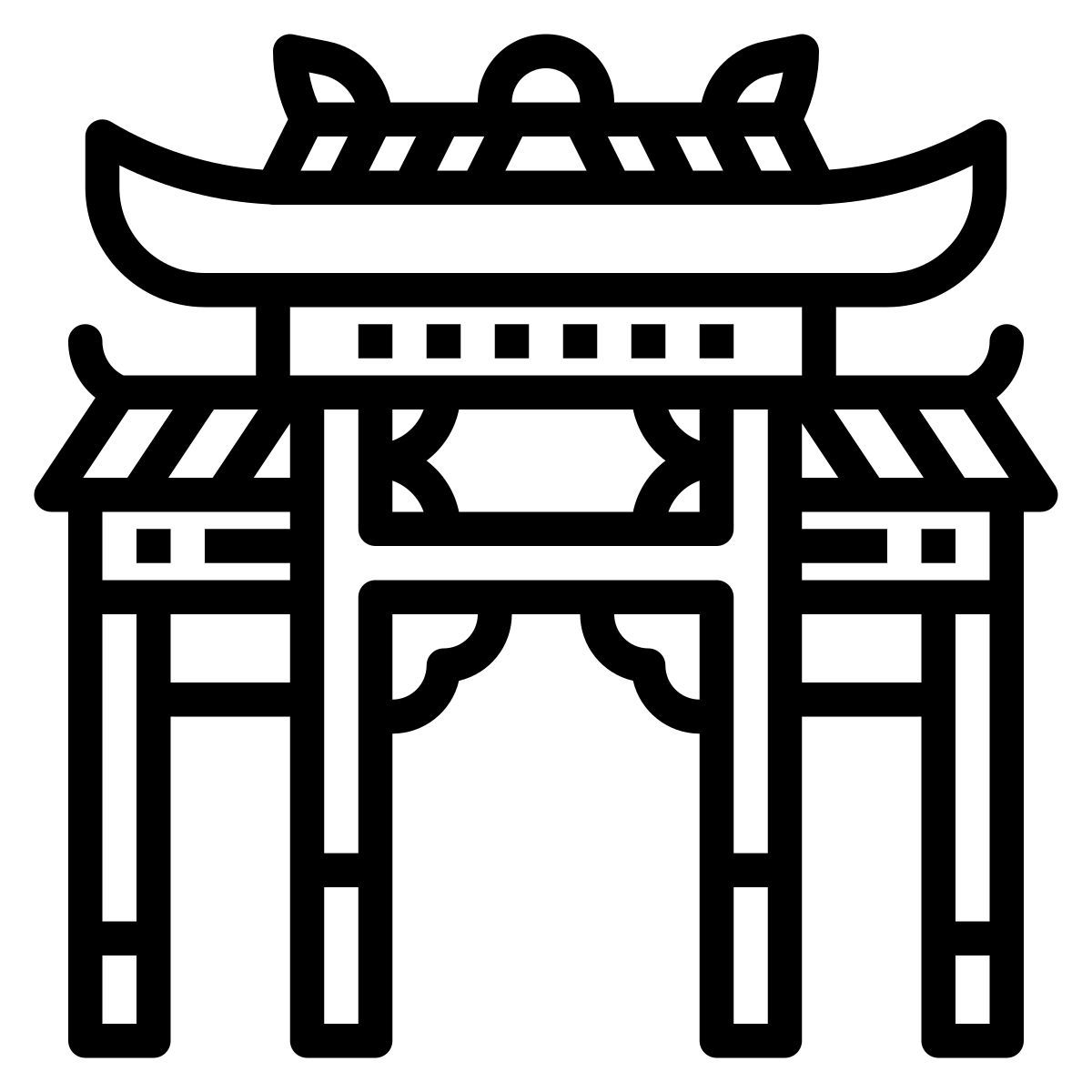 chinese temple icon