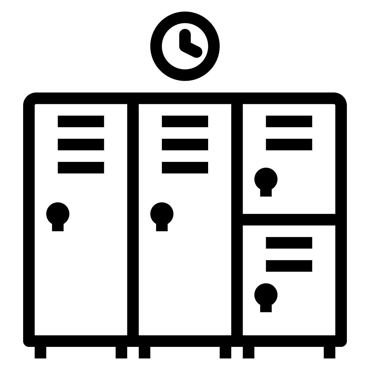 armários de bagagem icon