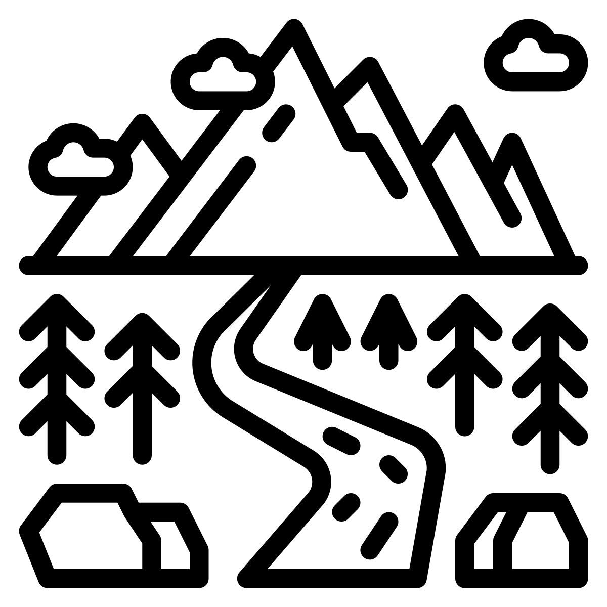 mountain view icon