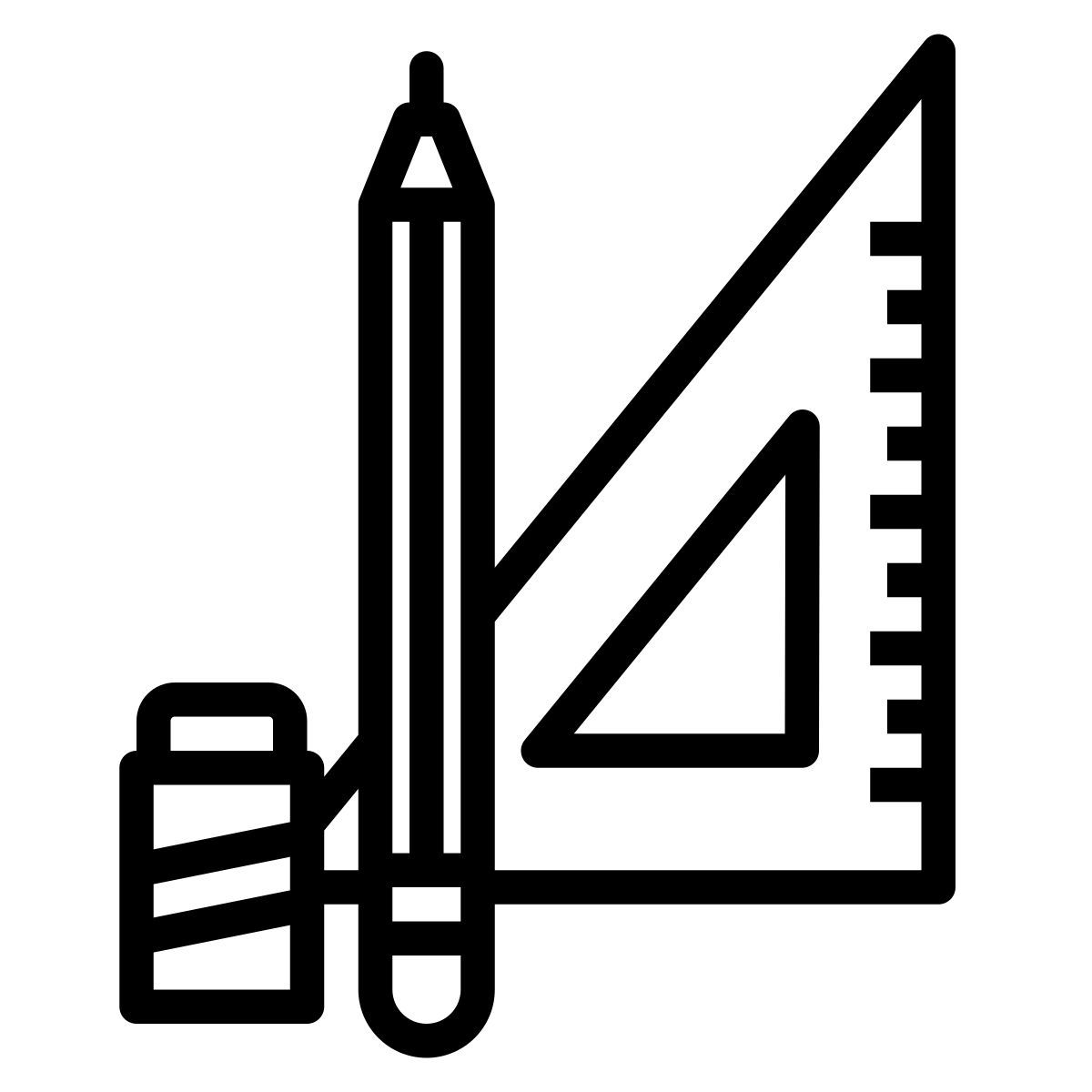 régua e lápis icon
