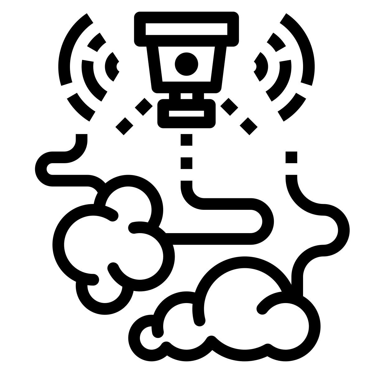 연기 감지기 icon