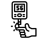 external glucose-meter-cholesterol-photo3ideastudio-lineal-photo3ideastudio icon