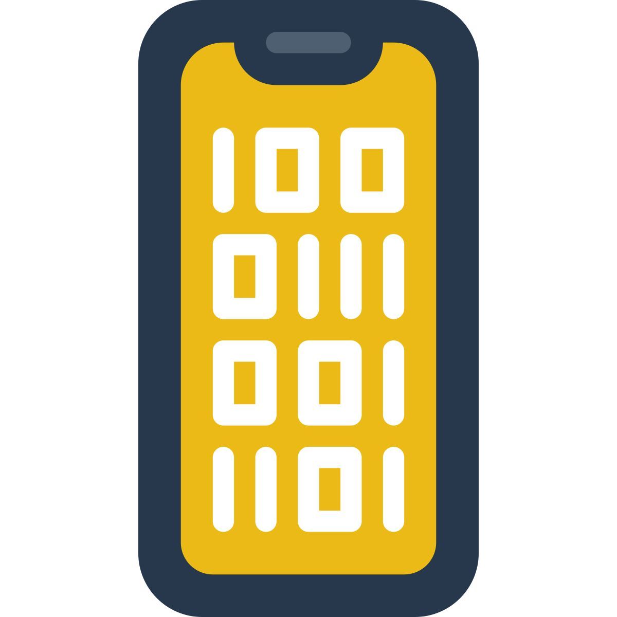 binary code icon