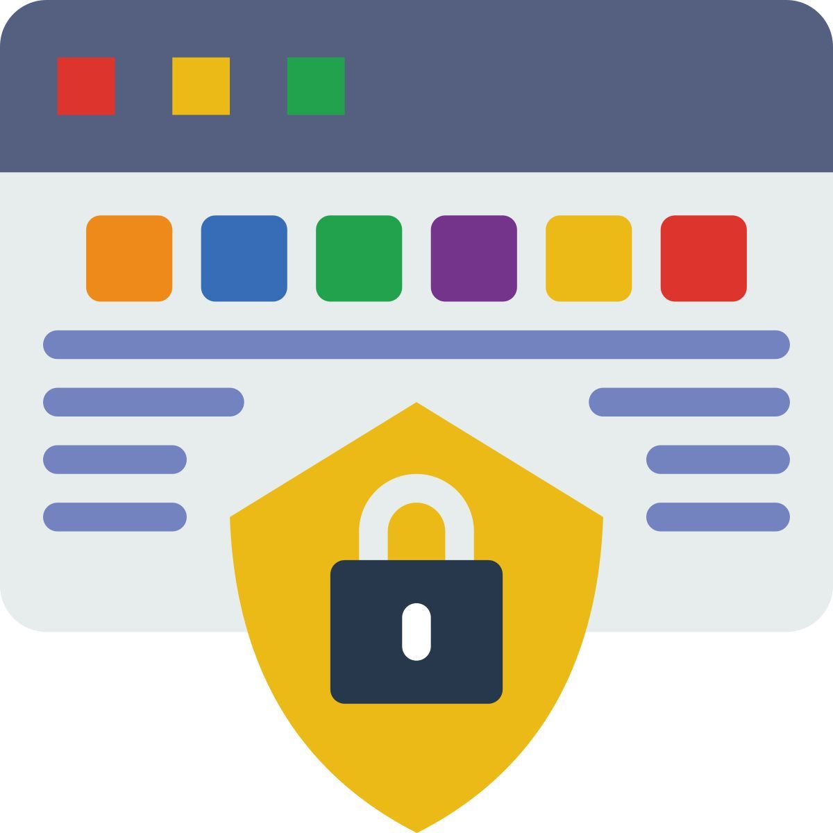 sicurezza internet icon