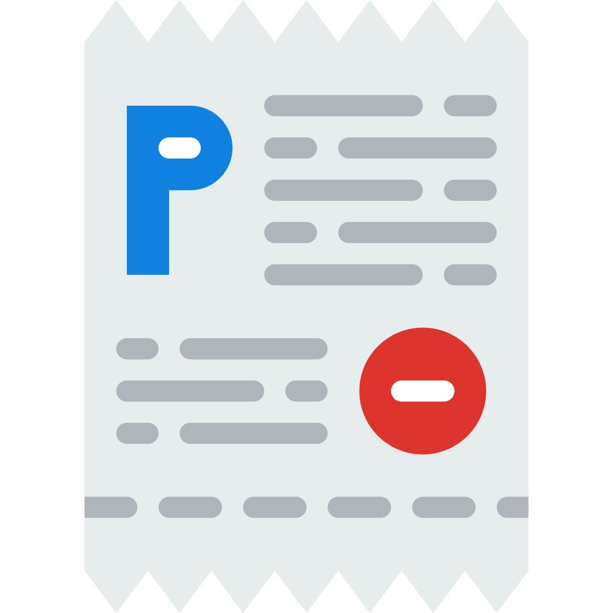 parking ticket icon