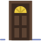 external door-furniture-household-prettycons-flat-prettycons icon