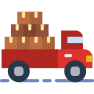 external delivery-truck-commerce-prettycons-flat-prettycons icon