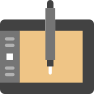 external graphic-tablet-devices-prettycons-flat-prettycons icon