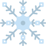external snowflake-holidays-prettycons-flat-prettycons-1 icon