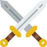 external swords-games-prettycons-flat-prettycons icon
