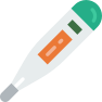 external thermometer-medical-prettycons-flat-prettycons icon