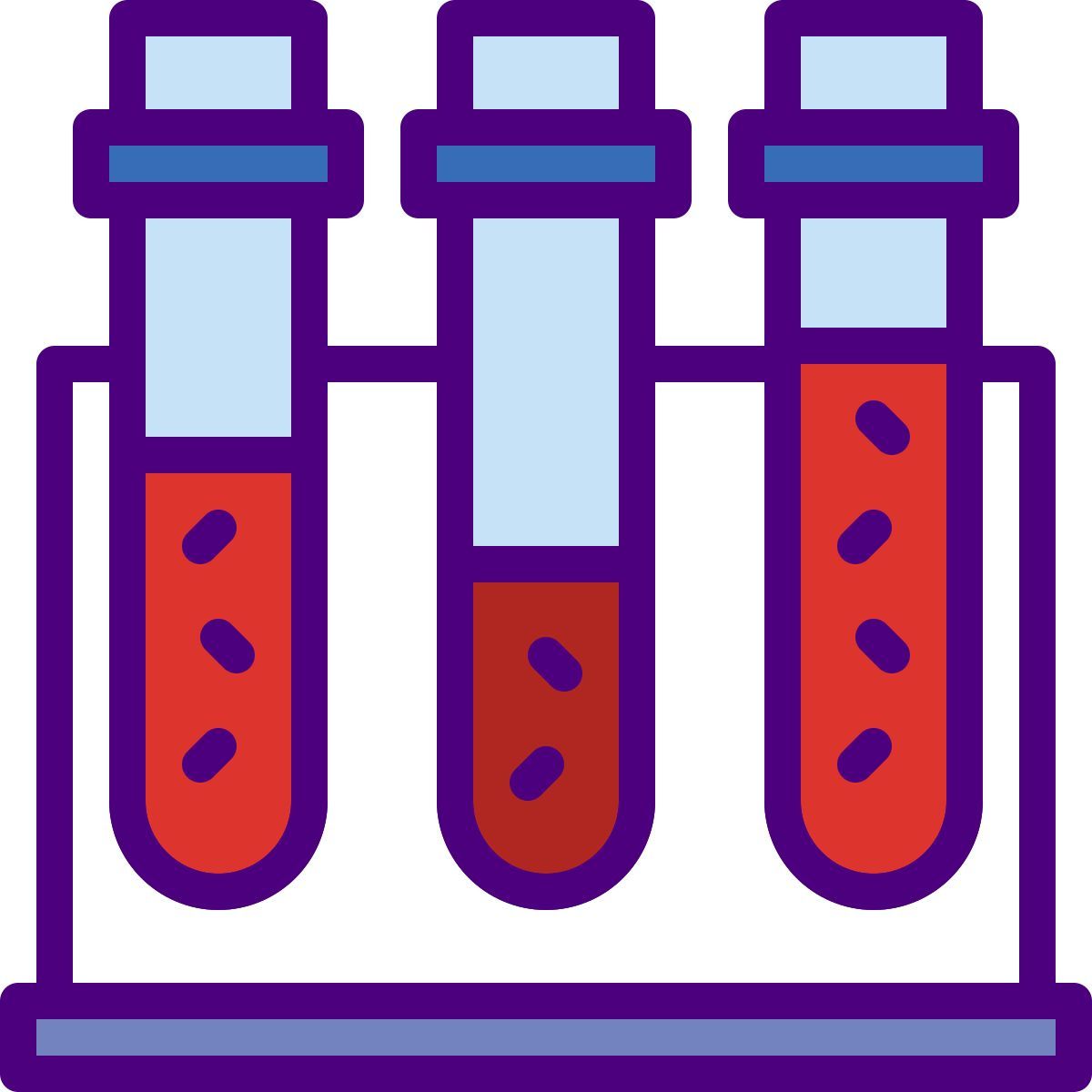 external blood sample medical prettycons lineal color prettycons icon
