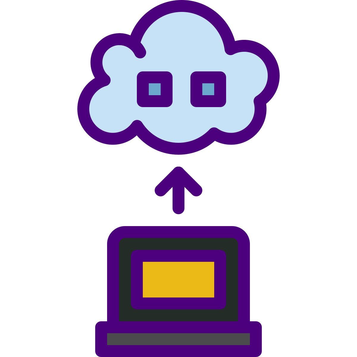 cloud computing icon