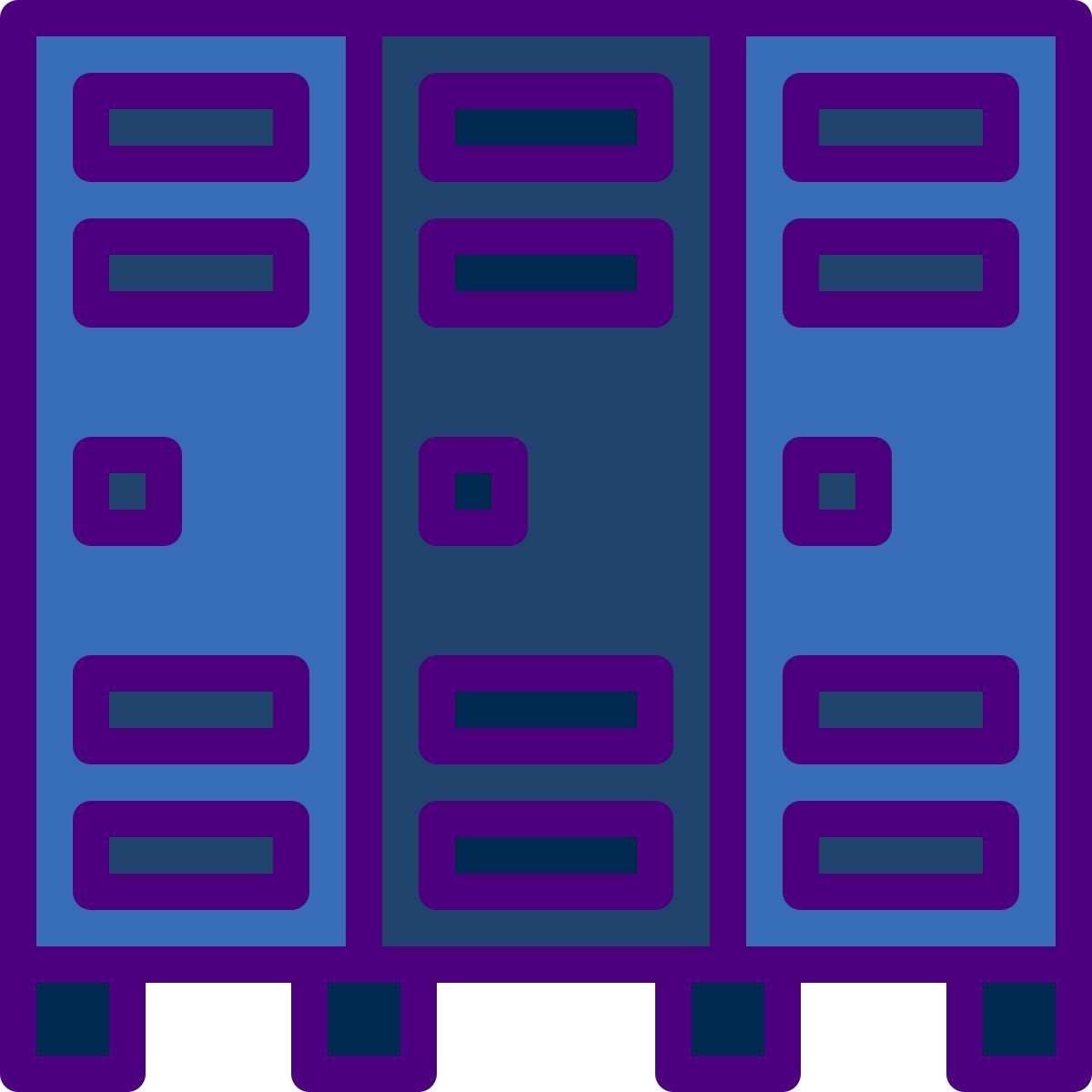 casiers pour bagages icon