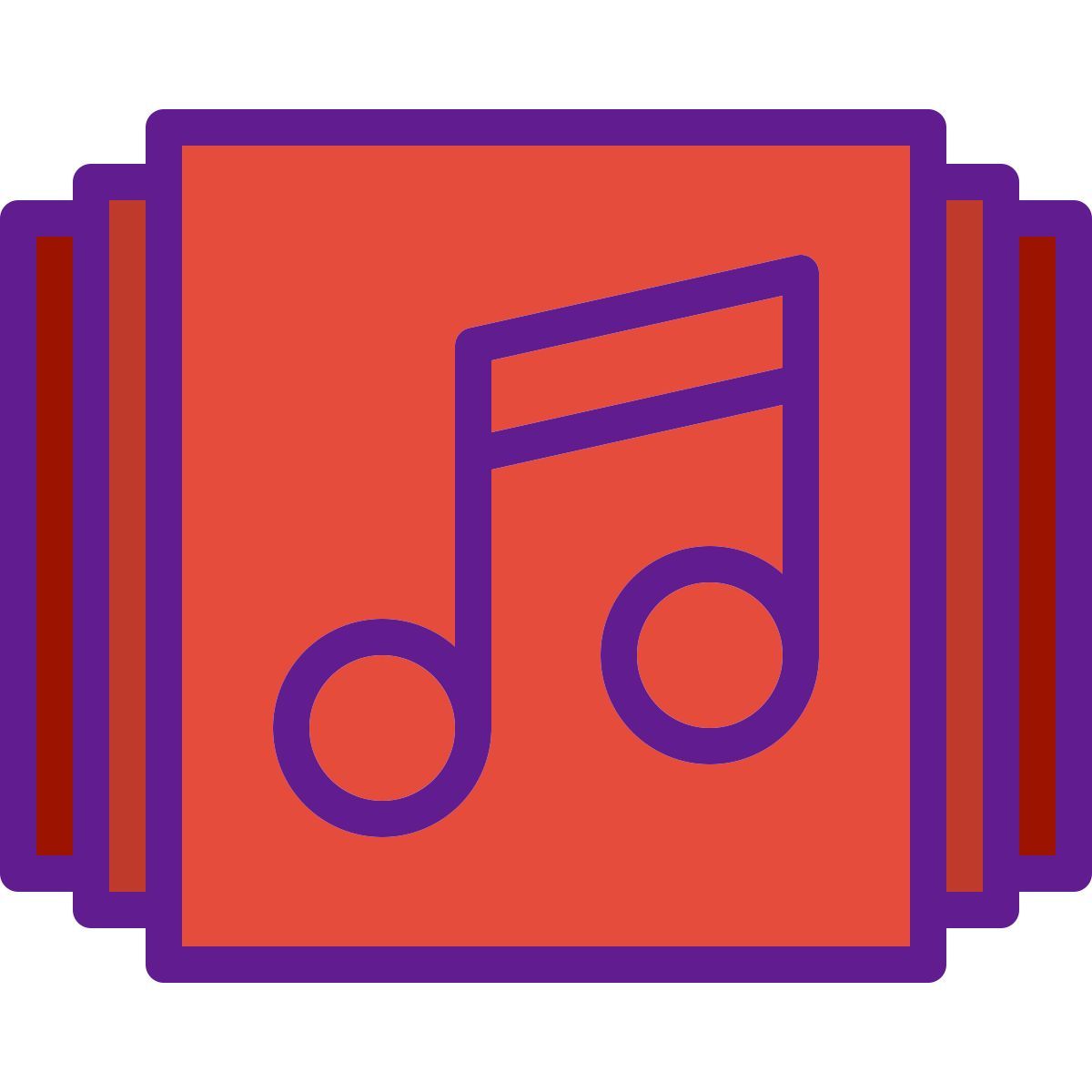 external playlist essentials prettycons lineal color prettycons icon