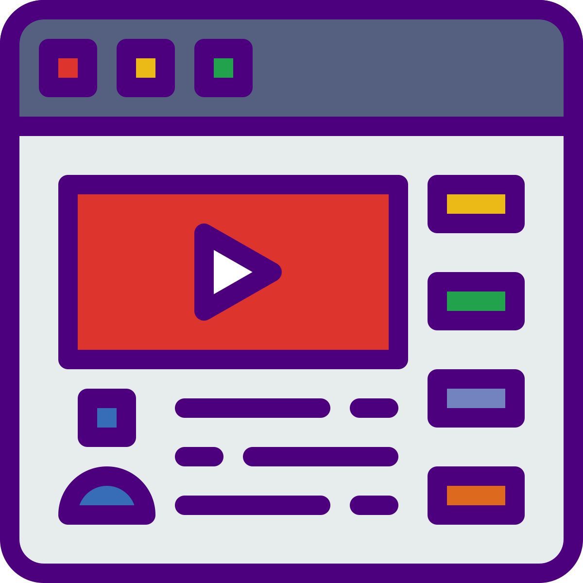 video stream icon
