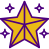 external star-holidays-prettycons-lineal-color-prettycons icon