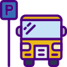 external bus-car-parts-vehicles-prettycons-lineal-color-prettycons icon