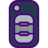 external car-key-car-parts-vehicles-prettycons-lineal-color-prettycons-1 icon