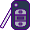 external car-key-car-parts-vehicles-prettycons-lineal-color-prettycons icon