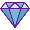 external diamond-essentials-prettycons-lineal-color-prettycons icon