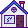 external house-buildings-prettycons-lineal-color-prettycons icon