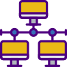 external lan-connections-prettycons-lineal-color-prettycons icon