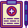external medical-file-medical-prettycons-lineal-color-prettycons icon