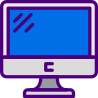 external pc-screen-devices-prettycons-lineal-color-prettycons icon