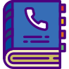 external phonebook-office-prettycons-lineal-color-prettycons icon