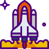 external rocket-space-prettycons-lineal-color-prettycons icon