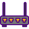 external router-devices-prettycons-lineal-color-prettycons icon