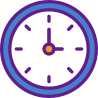 external wall-clock-essentials-prettycons-lineal-color-prettycons icon