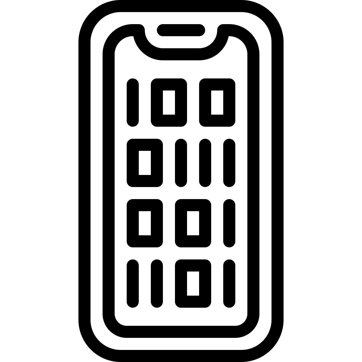binary code icon